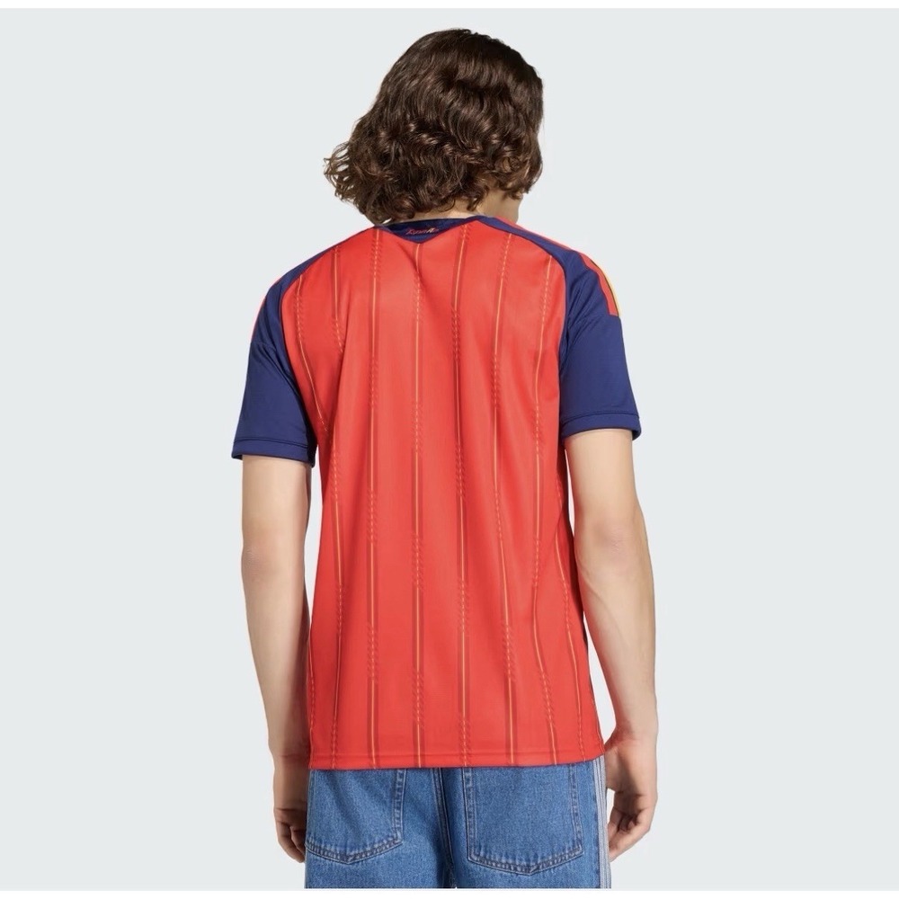 Adidas Spain 2026 World Cup National Team Men's Medium Vivid Red Jersey JN4390 - Picture 11 of 11
